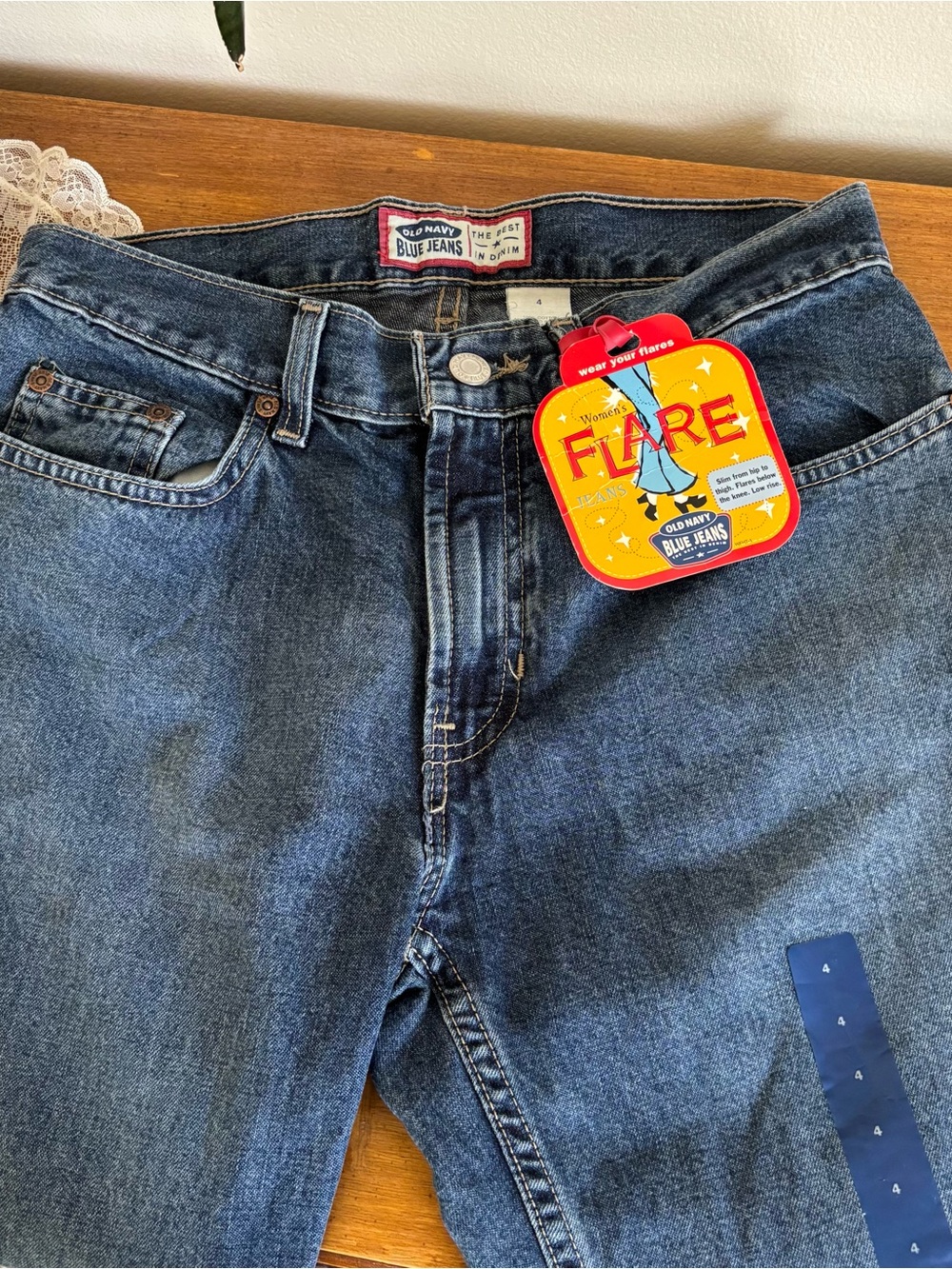 NWT Y2K low rise flare jeans